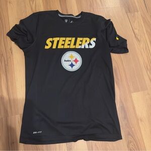 NFL Black and Yellow Steelers Short Sleeve Tee